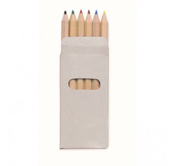ABIGAIL - Set 6 matite colorate