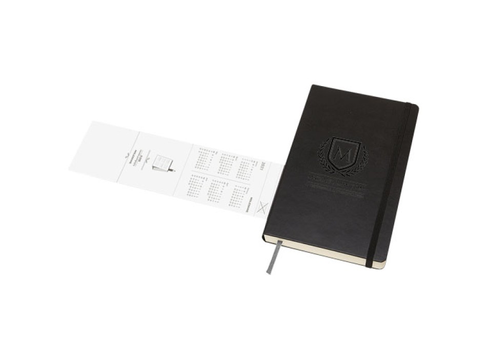 Agenda giornaliera 12 mesi con copertina rigida Moleskine