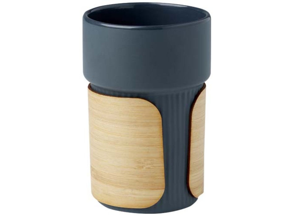 Bicchiere con custodia in bambù da 340 ml Fika