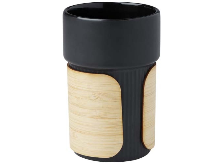 Bicchiere con custodia in bambù da 340 ml Fika