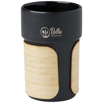Bicchiere con custodia in bambù da 340 ml Fika