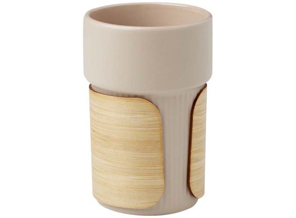 Bicchiere con custodia in bambù da 340 ml Fika