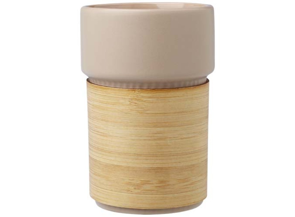 Bicchiere con custodia in bambù da 340 ml Fika