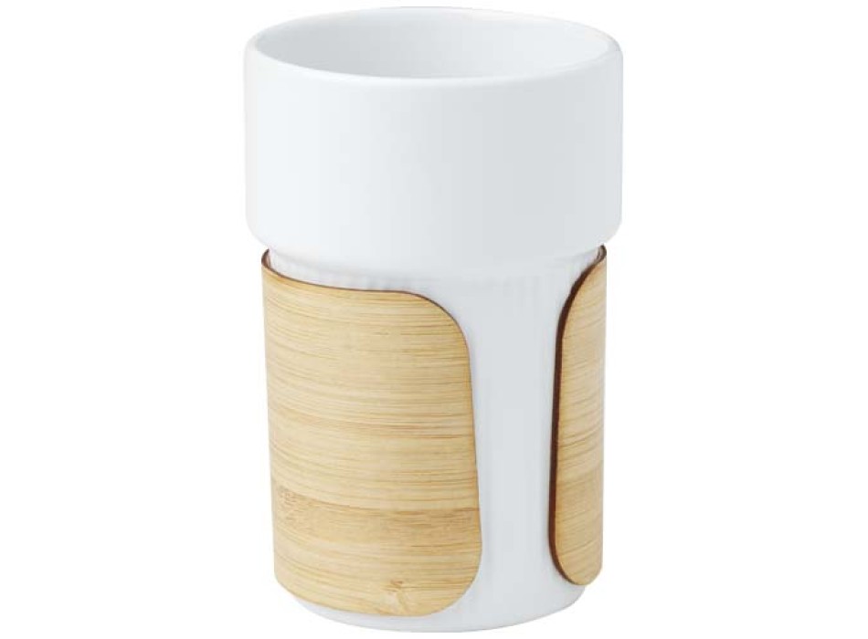 Bicchiere con custodia in bambù da 340 ml Fika