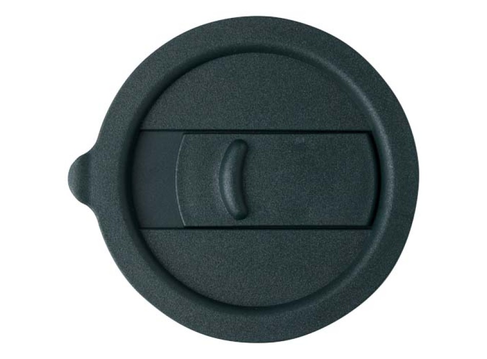 Bicchiere in ceramica con involucro in silicone e coperchio in plastica da 330 ml Java