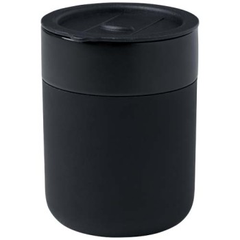 Bicchiere in ceramica con involucro in silicone e coperchio in plastica da 330 ml Java