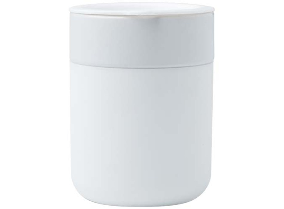 Bicchiere in ceramica con involucro in silicone e coperchio in plastica da 330 ml Java