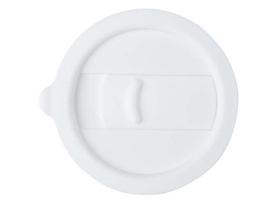 Bicchiere in ceramica con involucro in silicone e coperchio in plastica da 330 ml Java
