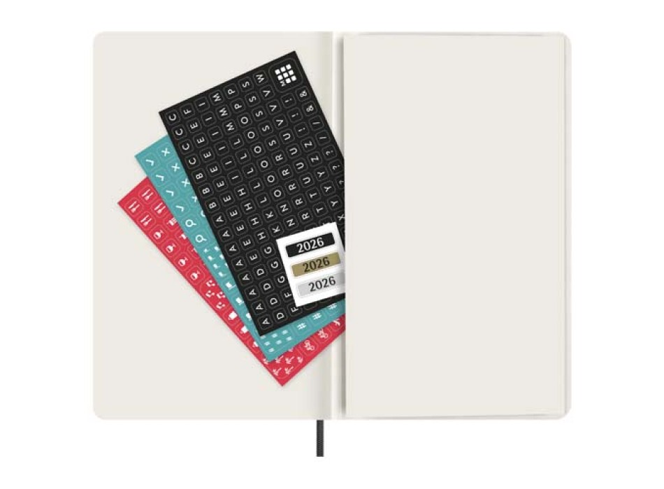Blocco note 12 mesi formato L con copertina morbida Moleskine