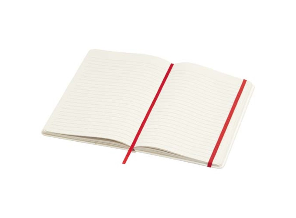 Blocco note formato A5 a righe in carta riciclata Bass