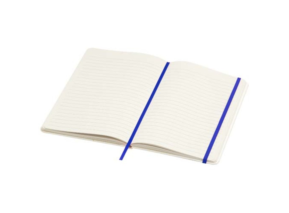 Blocco note formato A5 a righe in carta riciclata Bass