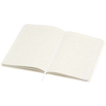 Blocco note formato A5 a righe in carta riciclata Bass
