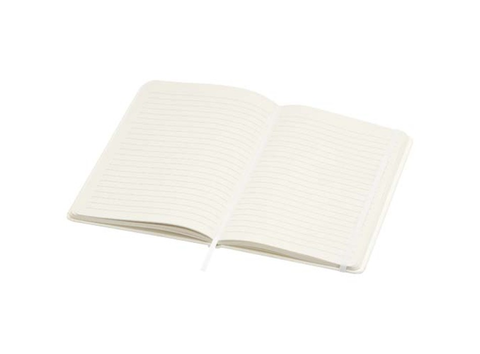 Blocco note formato A5 a righe in carta riciclata Bass