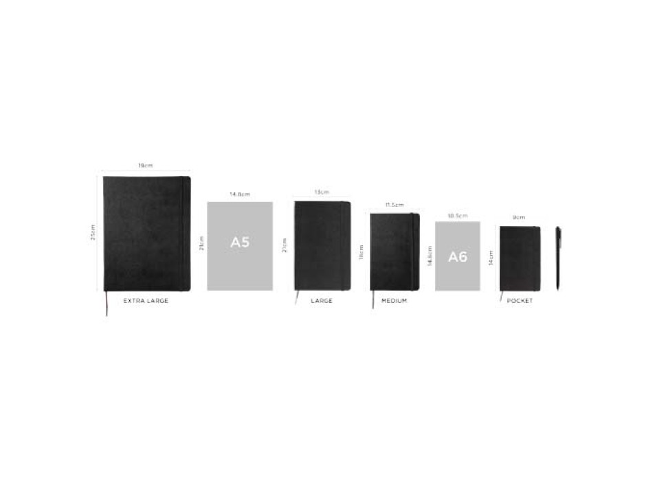 Blocco note smart formato L - a righe Moleskine