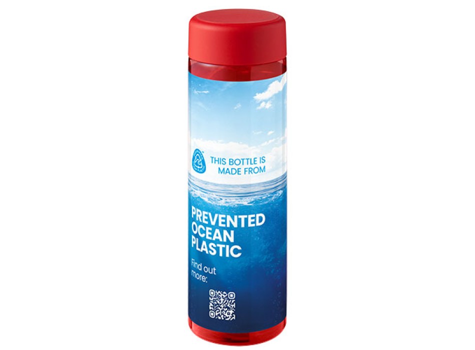 Borraccia da 850 ml con coperchio a vite H2O Active® Eco Vibe
