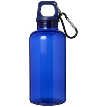 Borraccia in plastica riciclata certificata RCS da 400 ml con moschettone Oregon