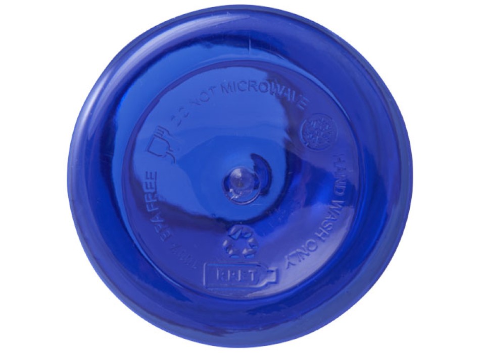 Borraccia in plastica riciclata certificata RCS da 400 ml con moschettone Oregon