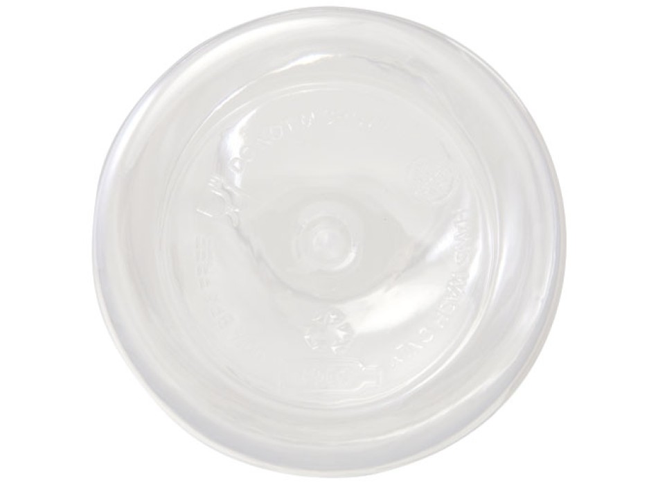 Borraccia in plastica riciclata certificata RCS da 400 ml con moschettone Oregon