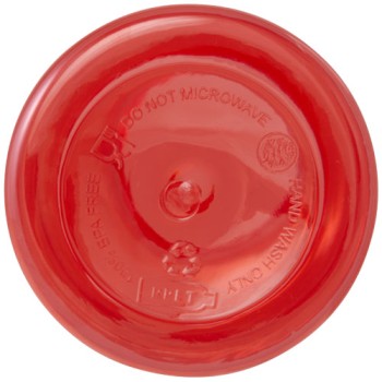 Borraccia in plastica riciclata certificata RCS da 400 ml con moschettone Oregon