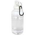 Borraccia in plastica riciclata certificata RCS da 400 ml con moschettone Oregon
