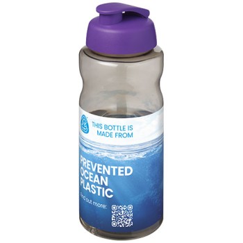 Borraccia sportiva da 1 litro con coperchio a scatto H2O Active® Eco Big Base