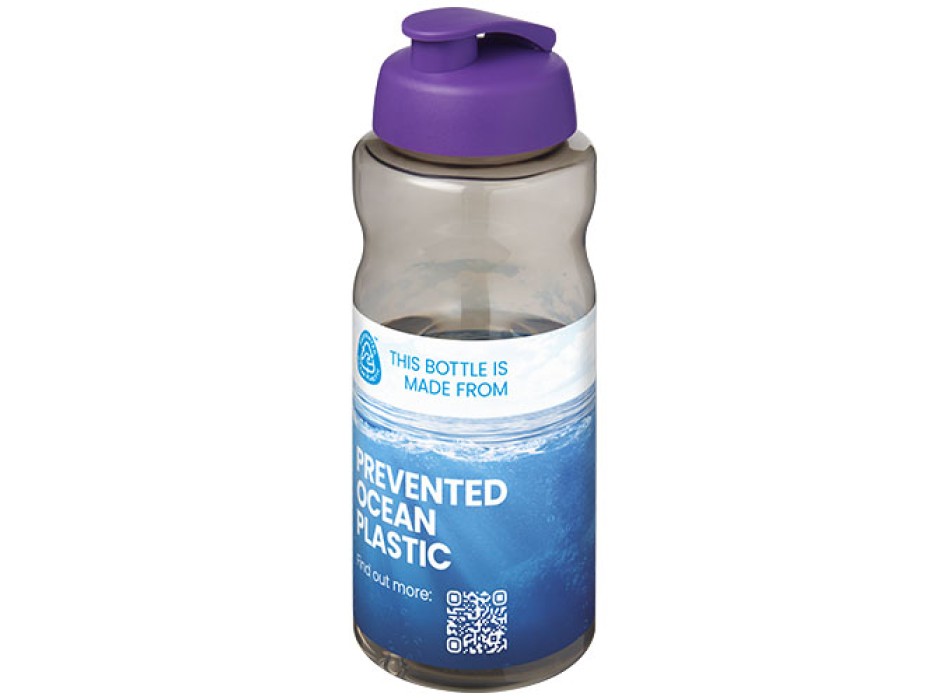Borraccia sportiva da 1 litro con coperchio a scatto H2O Active® Eco Big Base