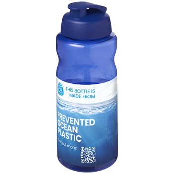 Borraccia sportiva da 1 litro con coperchio a scatto H2O Active® Eco Big Base