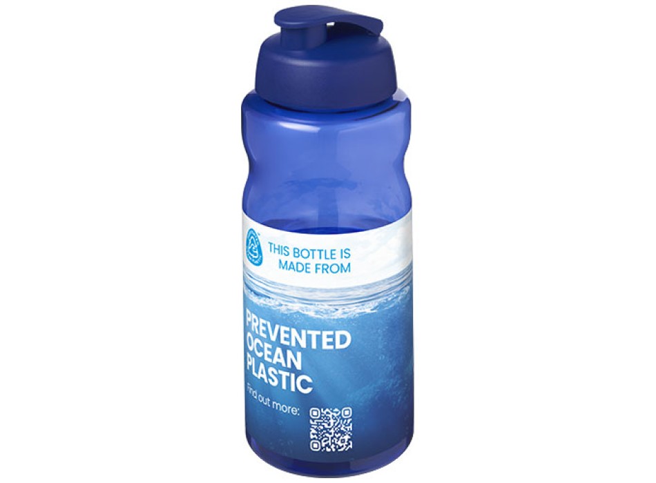 Borraccia sportiva da 1 litro con coperchio a scatto H2O Active® Eco Big Base