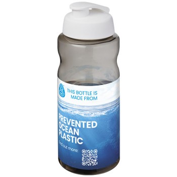 Borraccia sportiva da 1 litro con coperchio a scatto H2O Active® Eco Big Base