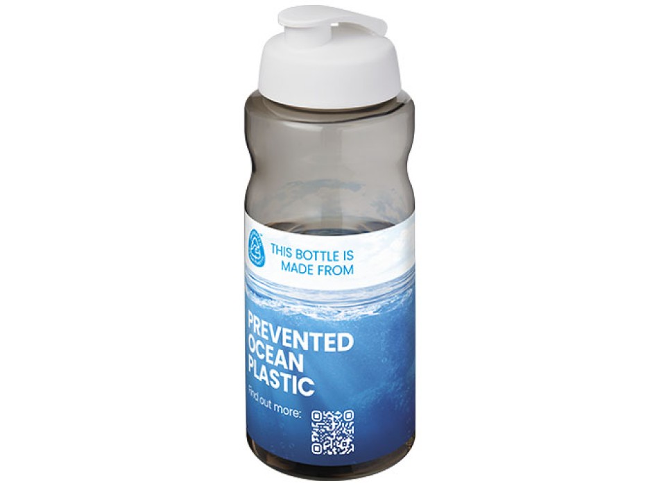 Borraccia sportiva da 1 litro con coperchio a scatto H2O Active® Eco Big Base
