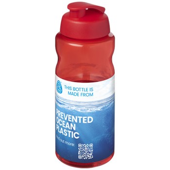 Borraccia sportiva da 1 litro con coperchio a scatto H2O Active® Eco Big Base