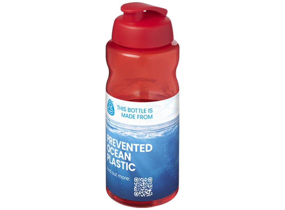 Borraccia sportiva da 1 litro con coperchio a scatto H2O Active® Eco Big Base