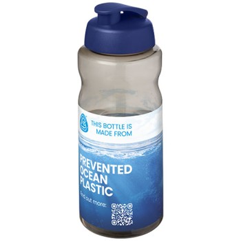 Borraccia sportiva da 1 litro con coperchio a scatto H2O Active® Eco Big Base