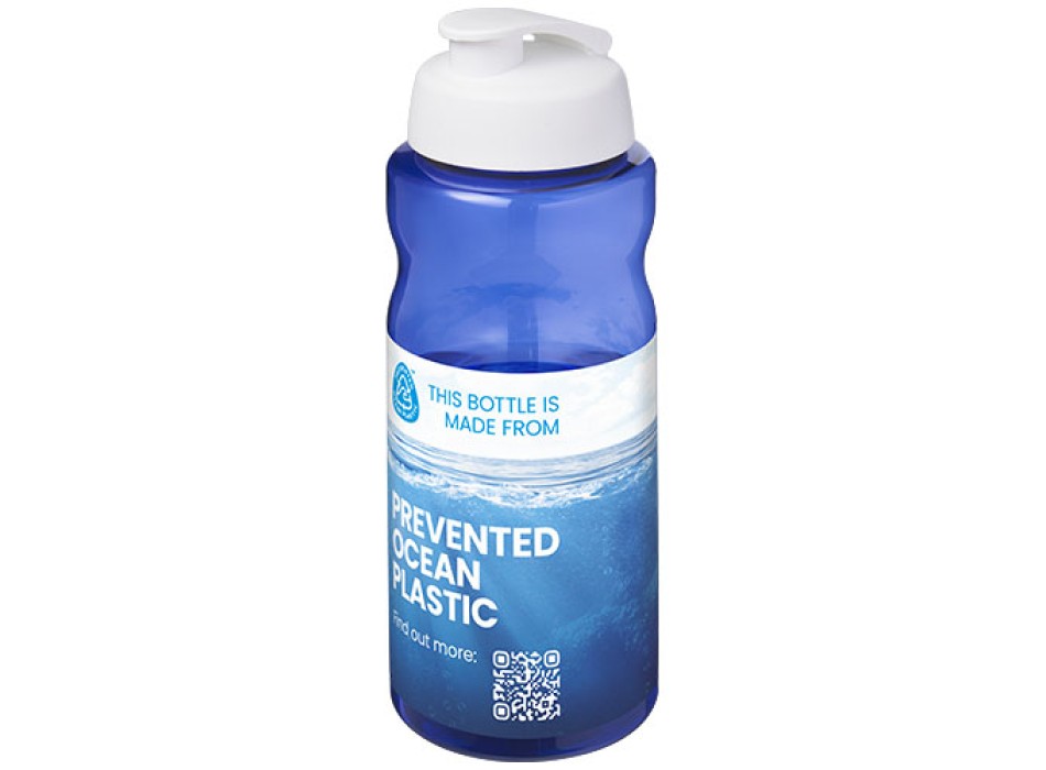 Borraccia sportiva da 1 litro con coperchio a scatto H2O Active® Eco Big Base