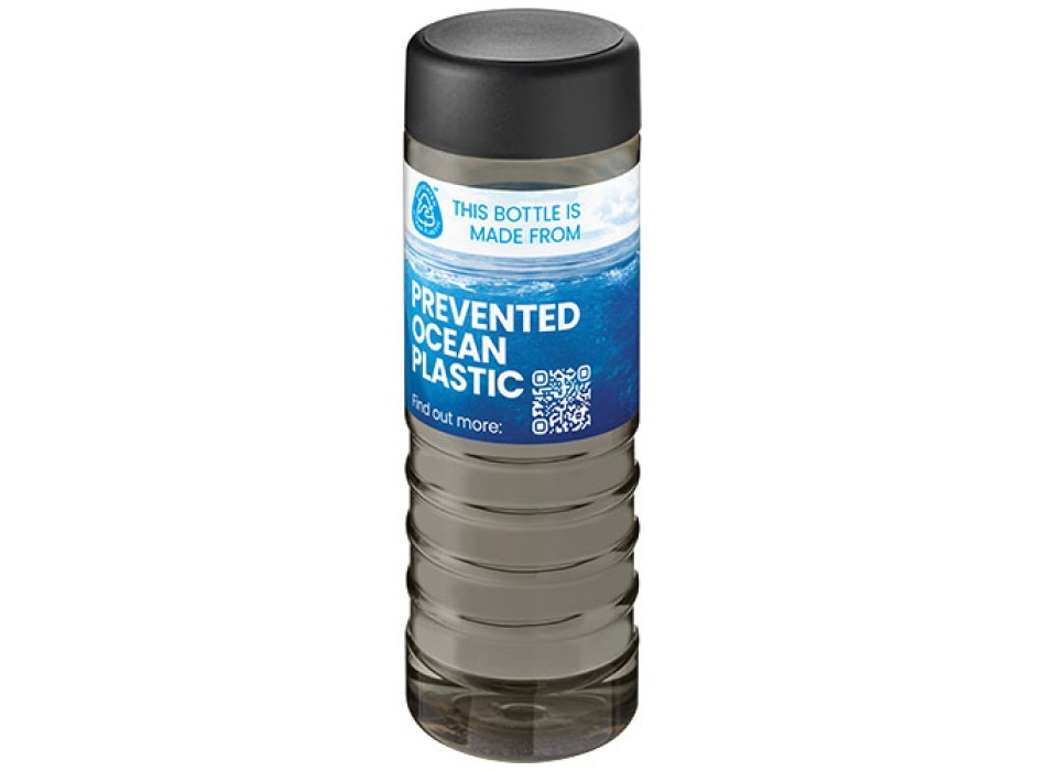 Borraccia sportiva da 750 ml con coperchio a vite H2O Active® Eco Treble