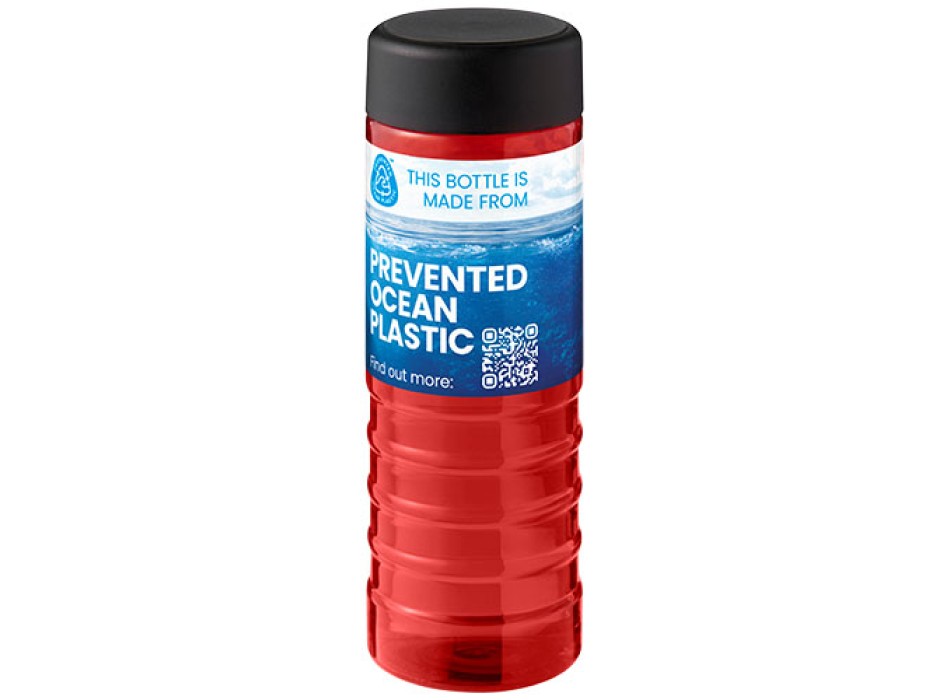 Borraccia sportiva da 750 ml con coperchio a vite H2O Active® Eco Treble