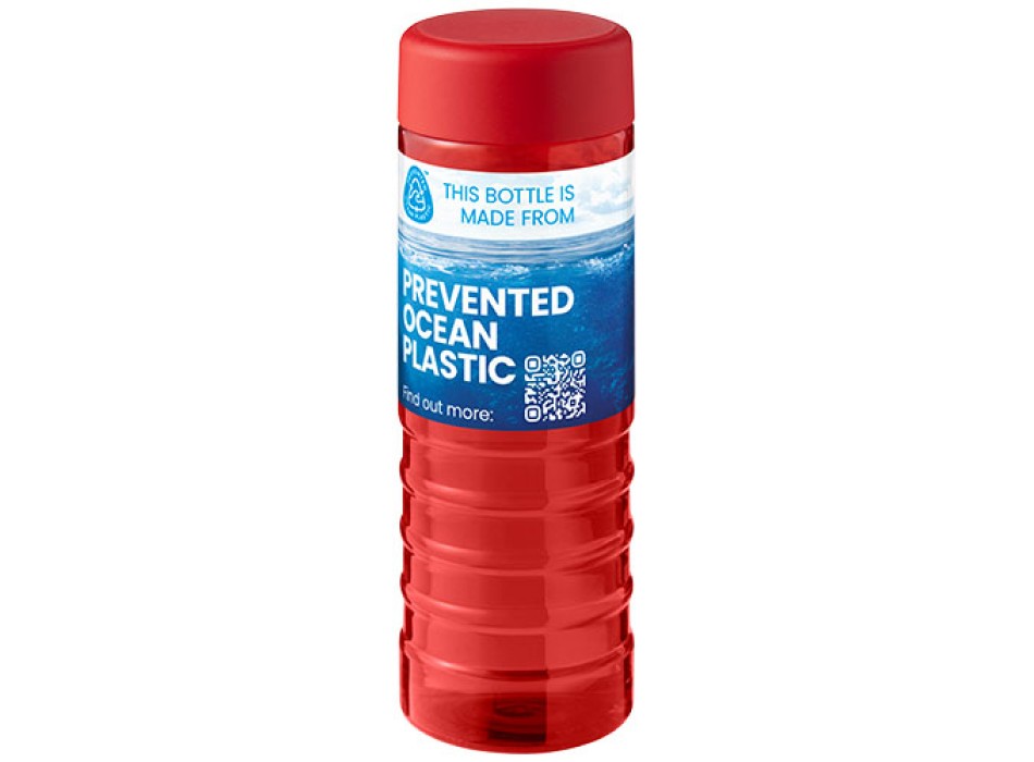 Borraccia sportiva da 750 ml con coperchio a vite H2O Active® Eco Treble