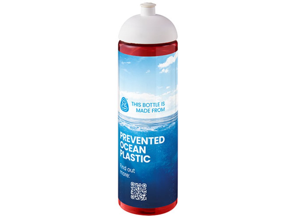 Borraccia sportiva da 850 ml con coperchio a cupola H2O Active® Eco Vibe 