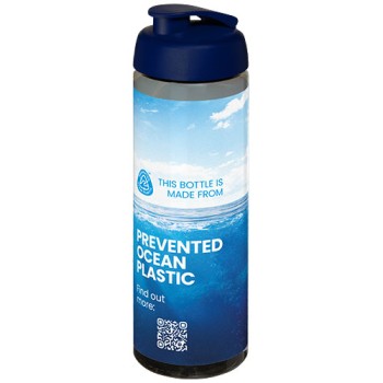 Borraccia sportiva da 850 ml con coperchio a scatto H2O Active® Eco Vibe