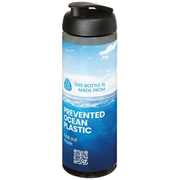 Borraccia sportiva da 850 ml con coperchio a scatto H2O Active® Eco Vibe