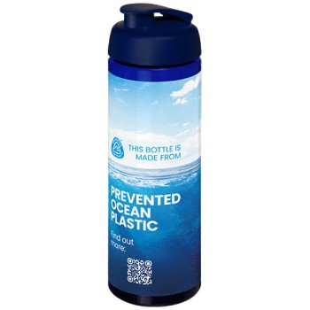 Borraccia sportiva da 850 ml con coperchio a scatto H2O Active® Eco Vibe