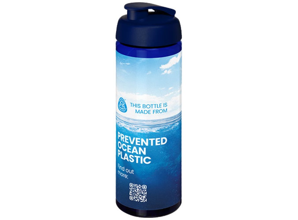Borraccia sportiva da 850 ml con coperchio a scatto H2O Active® Eco Vibe