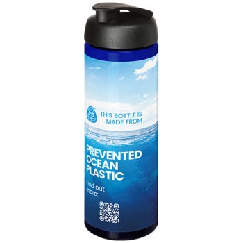 Borraccia sportiva da 850 ml con coperchio a scatto H2O Active® Eco Vibe