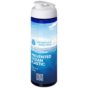Borraccia sportiva da 850 ml con coperchio a scatto H2O Active® Eco Vibe