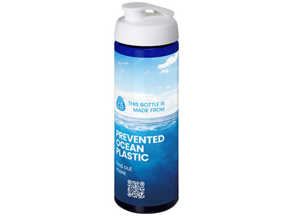 Borraccia sportiva da 850 ml con coperchio a scatto H2O Active® Eco Vibe