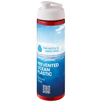 Borraccia sportiva da 850 ml con coperchio a scatto H2O Active® Eco Vibe