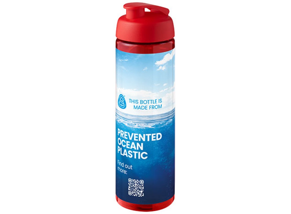 Borraccia sportiva da 850 ml con coperchio a scatto H2O Active® Eco Vibe