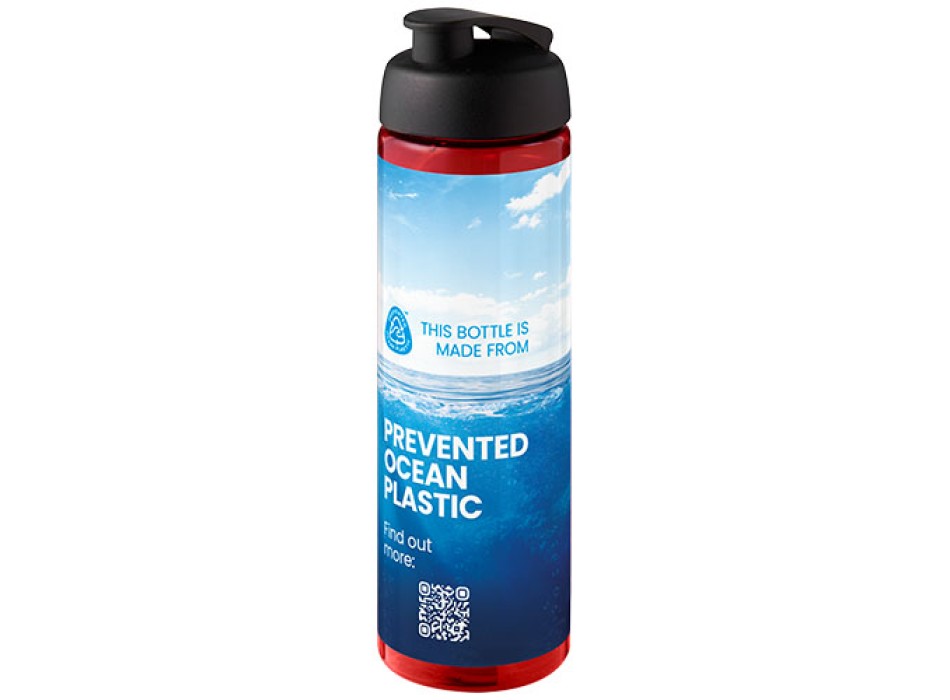 Borraccia sportiva da 850 ml con coperchio a scatto H2O Active® Eco Vibe