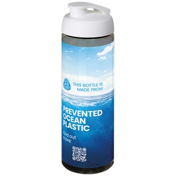 Borraccia sportiva da 850 ml con coperchio a scatto H2O Active® Eco Vibe