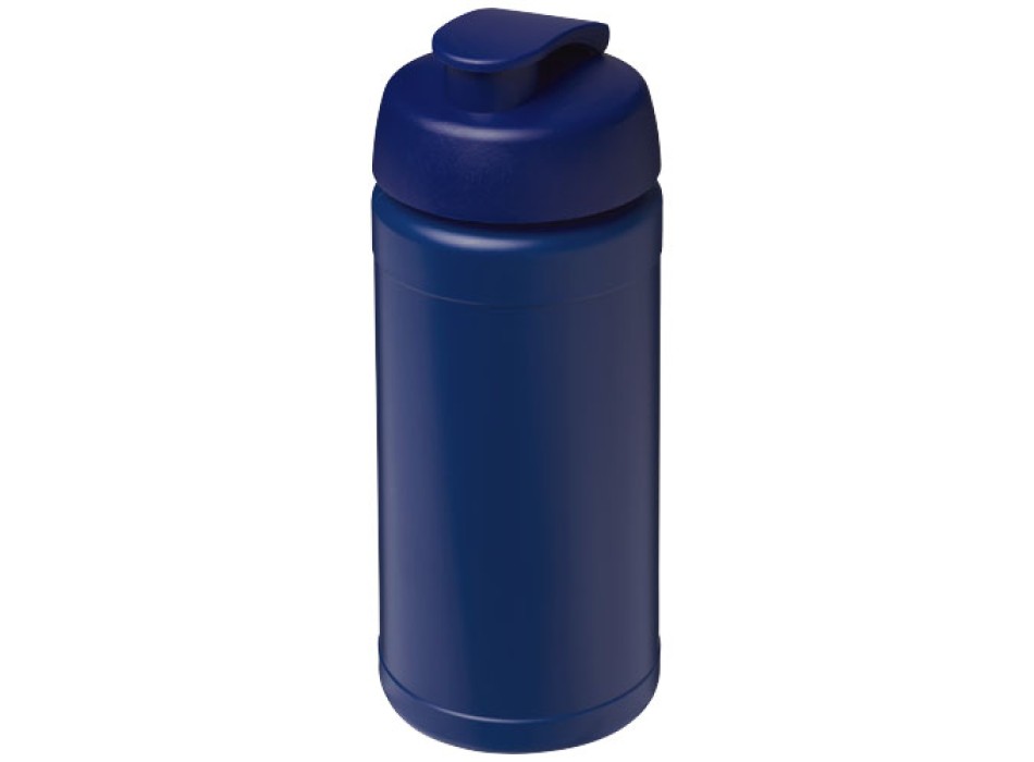 Borraccia sportiva in materiale riciclato con coperchio a scatto da 500 ml Baseline